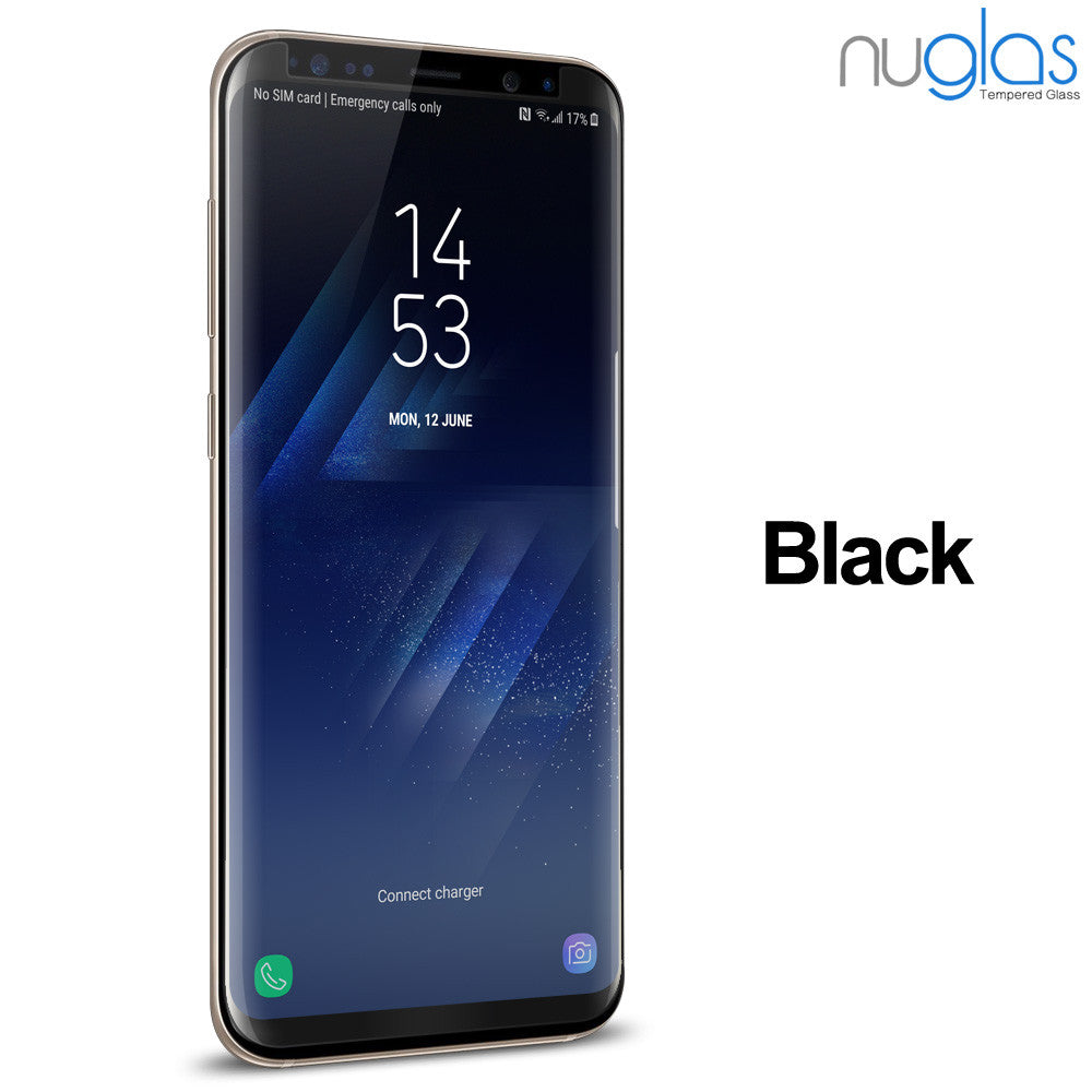 NUGLAS Full Coverage Tempered Glass Screen Protector for Samsung