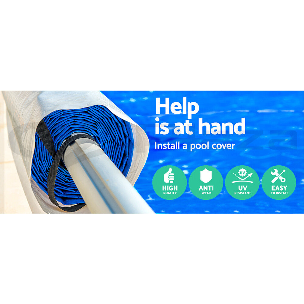 8PCS Pool Cover Roller Attachment Straps Kit Solar Swimming