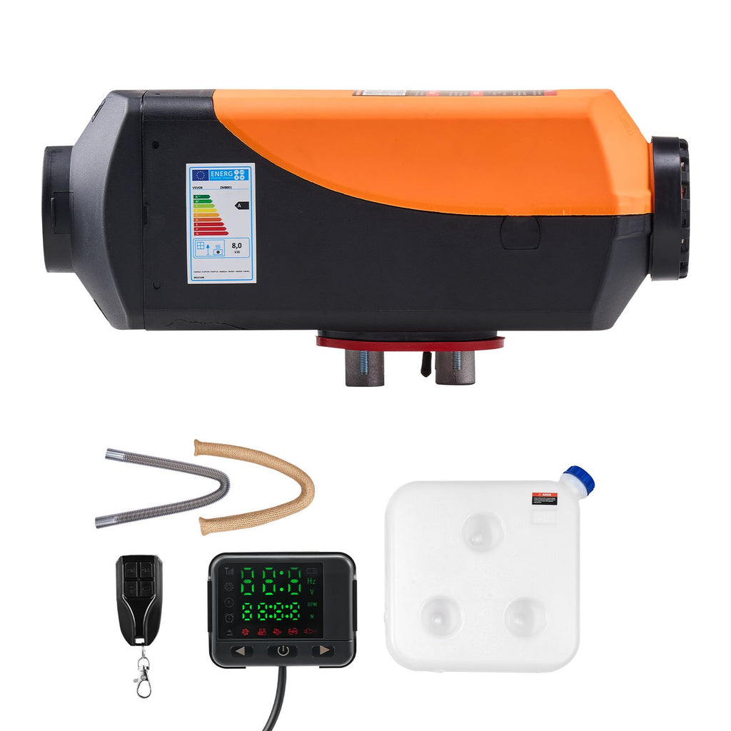 Uimoso Diesel Air Heater 8 kW 12-24 V with 10L Fuel Tank for Parking and Heating