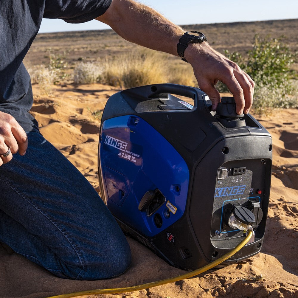 Adventure Kings 2.0kVA Inverter Generator 2 Yr Warranty Portable Camping Petrol