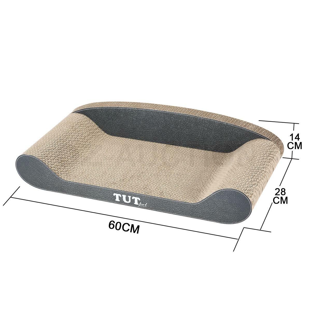Cat Scratching Post – Corrugated Cardboard Sofa Shape 60x28x14CM