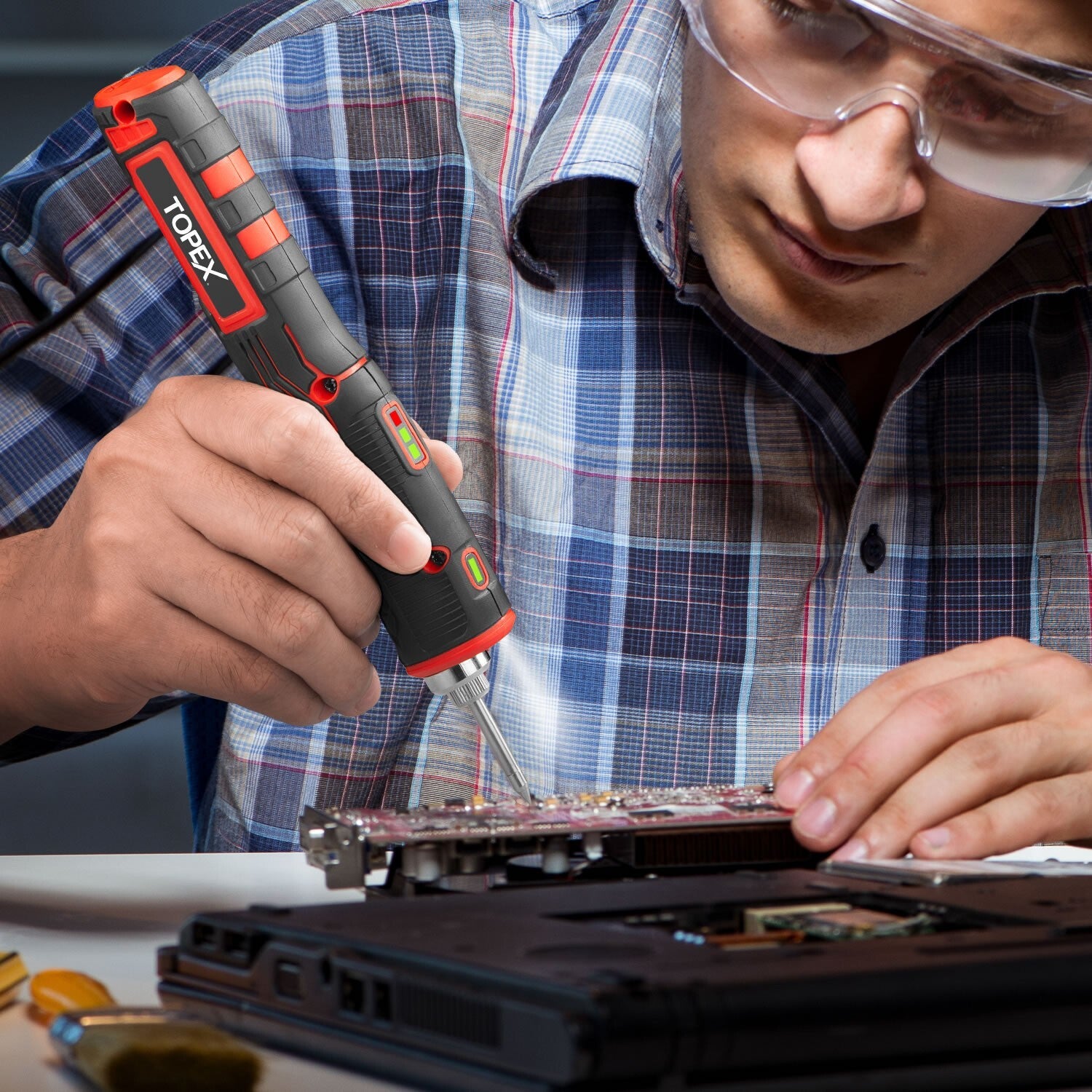 4V Cordless Soldering Iron – 8W Rechargeable with Lithium Battery