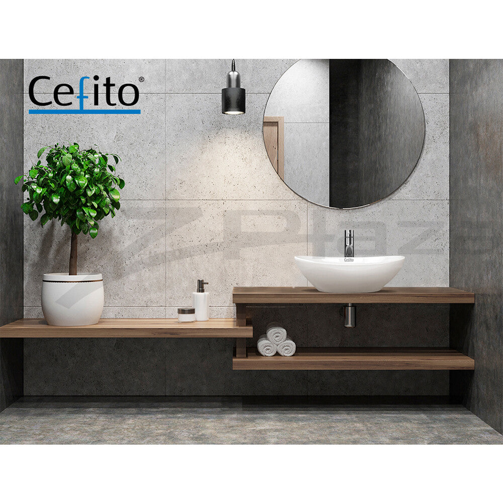 Ceramic Bathroom Basin Above Counter Vanity Sink Oval