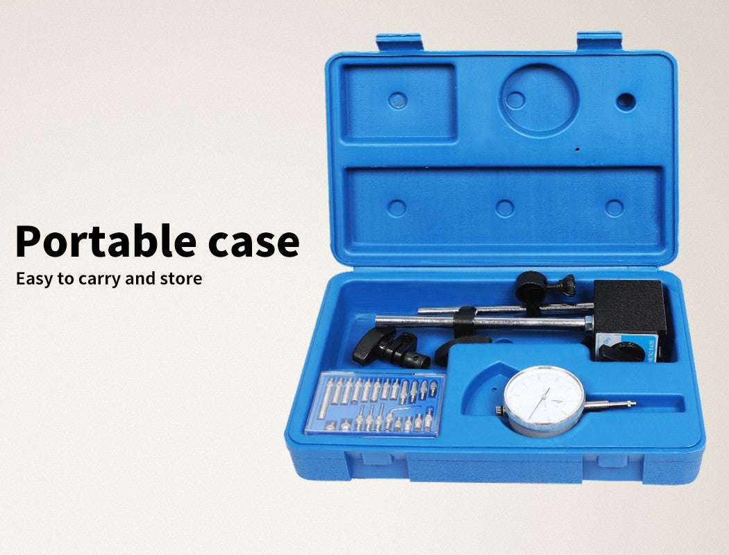 Traderight Dial Indicator Gauge – Magnetic Base 0-10mm 22-Point Set