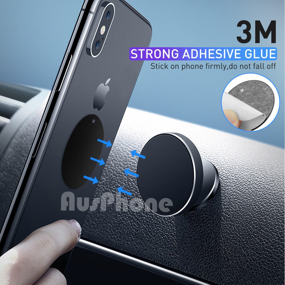 8x Magnet Metal Plate for Magnetic Car Phone Mount