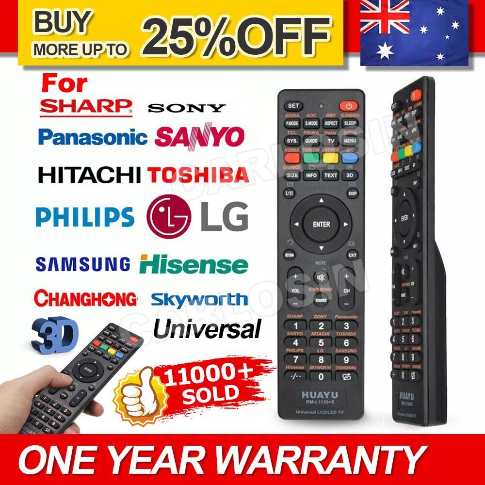 Universal TV Remote Control LCD LED for Sony Samsung LG Panasonic AU