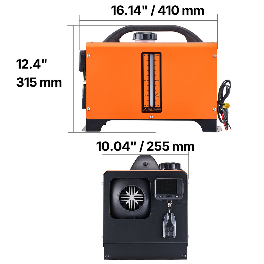 Uimoso Diesel Air Heater 8 kW 12-24 V with Digital Control Display