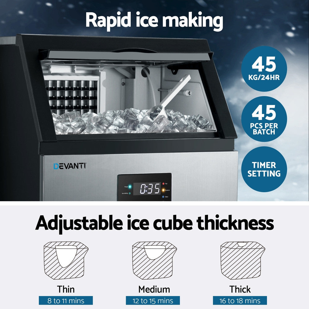 45kg Commercial Ice Maker Machine