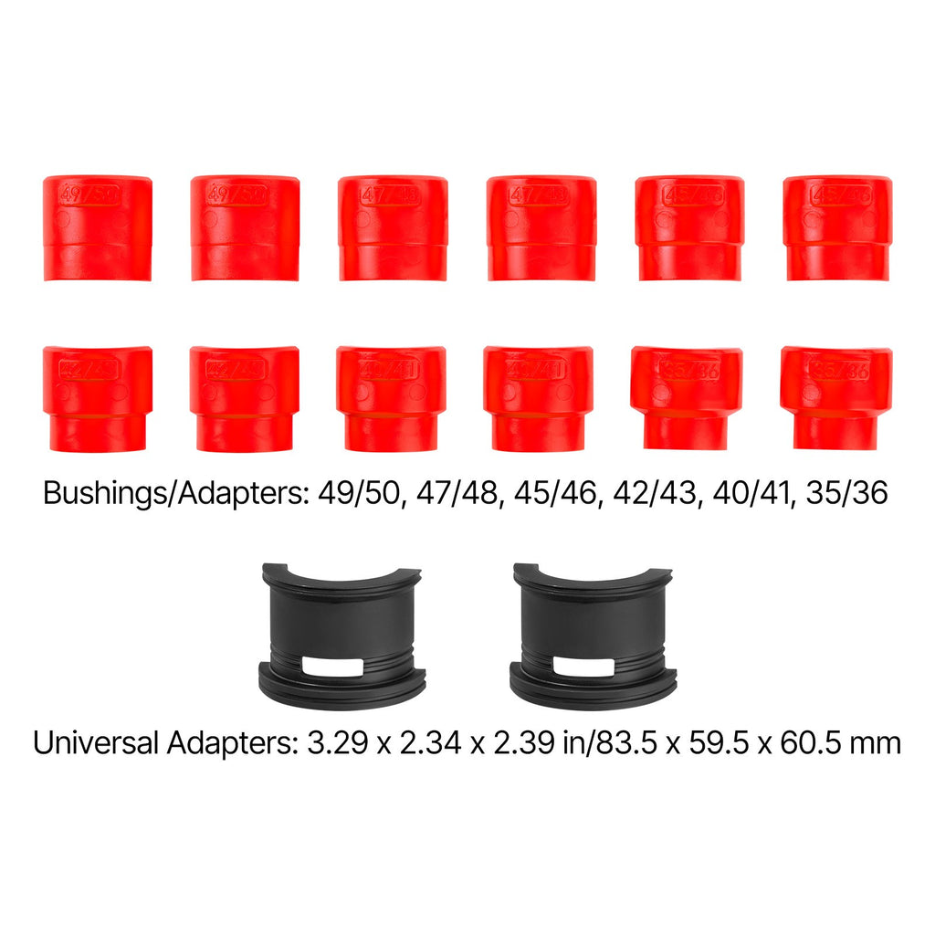 Uimoso Bearing Press Kit Bushing Bearing Seal Driver Removal Tool Set 14Pcs Case