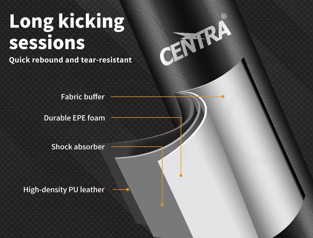 Centra Freestanding Boxing Bag – Speed & Kick Heavy Leather Gym Trainer