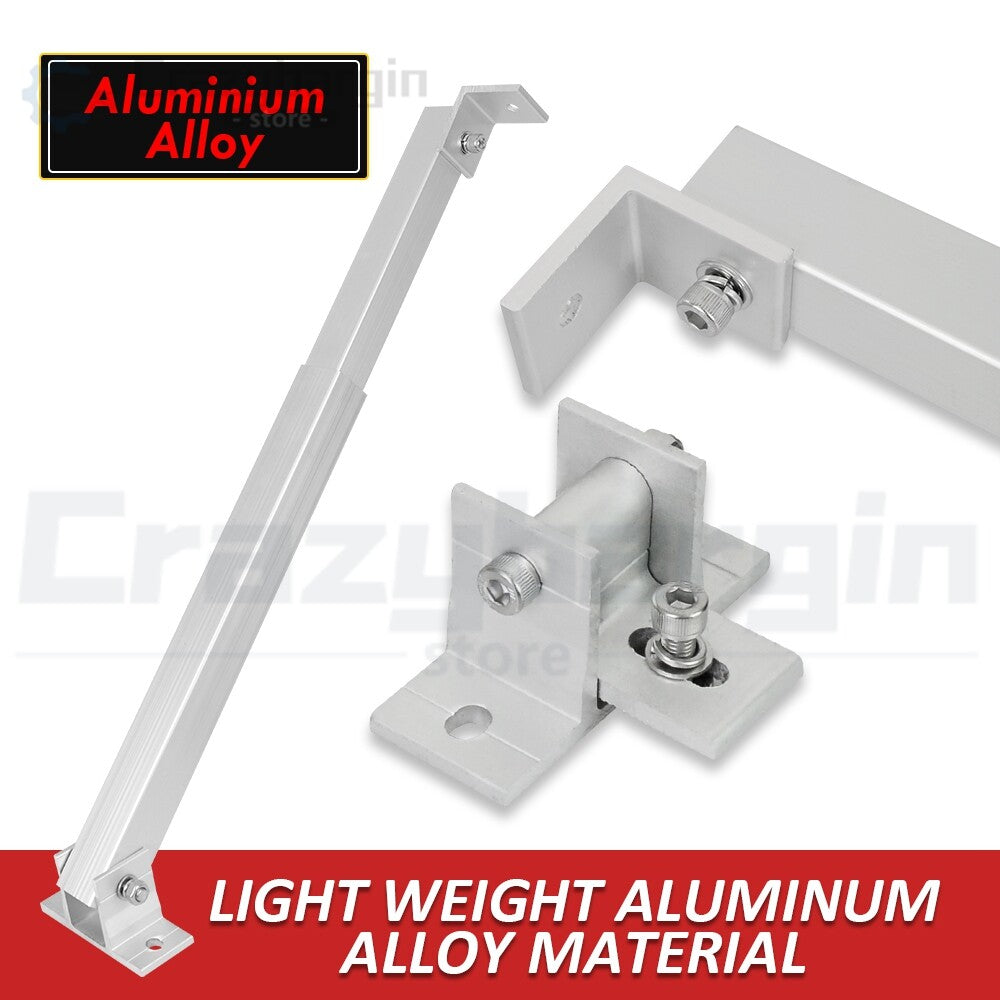 2pc Solar Panel Tilt Mount Brackets – Adjustable RV Flat Surface