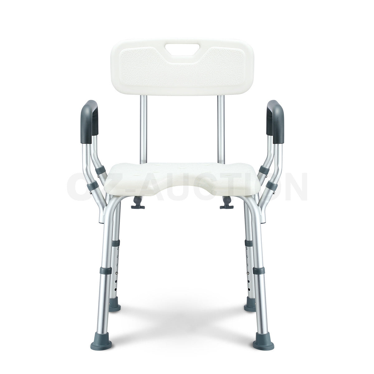 Shower Bath Chair Medical Seat Stool Safety Aid with Back Armrests