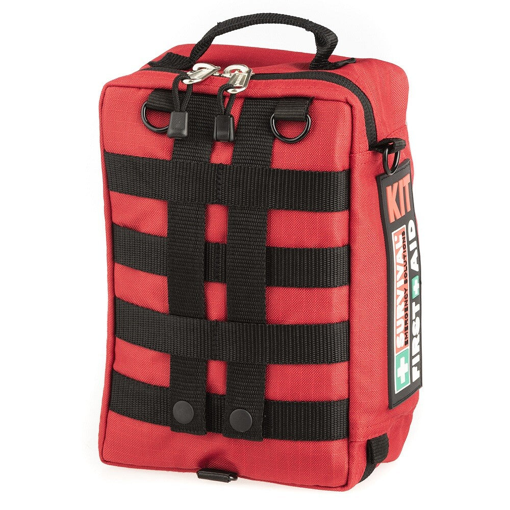 Survival First Aid Kit Workplace Compliant 140 pieces Compact Oz Design Kings