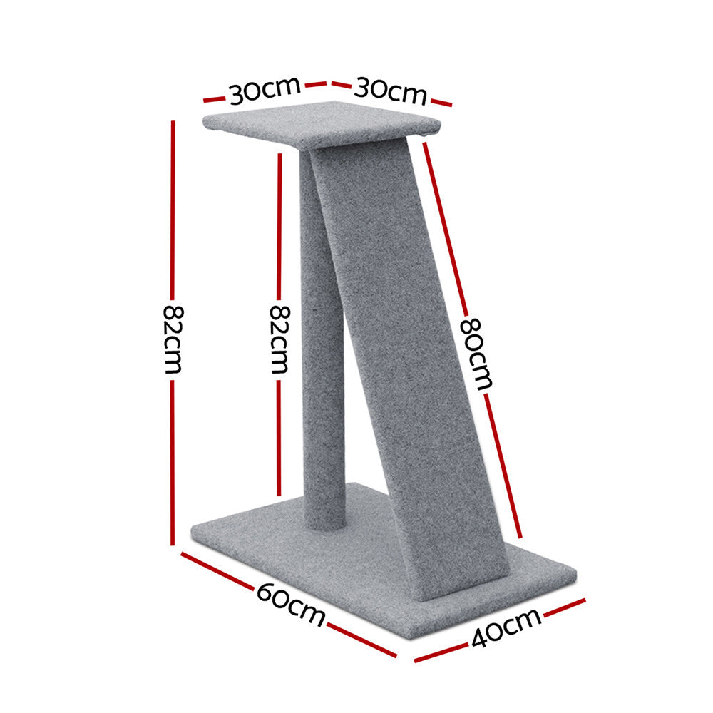 82cm Cat Tree Scratching Post Tower Condo House Climbing