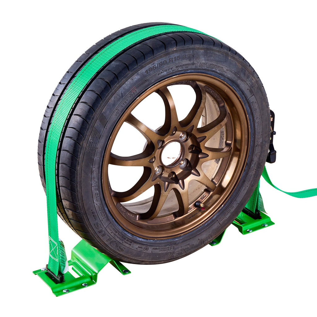 Uimoso Wheel Chock Tie-Down Kit with Buckle, 1986.73 kg Strength, 662 kg Load