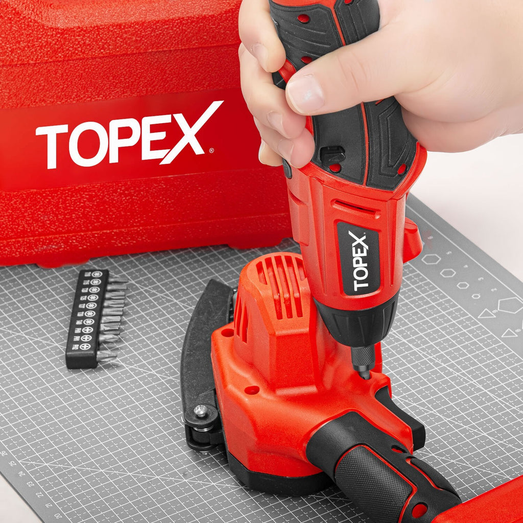 82pc Cordless Electric Screwdriver Set – 4V Max with CRV Bits