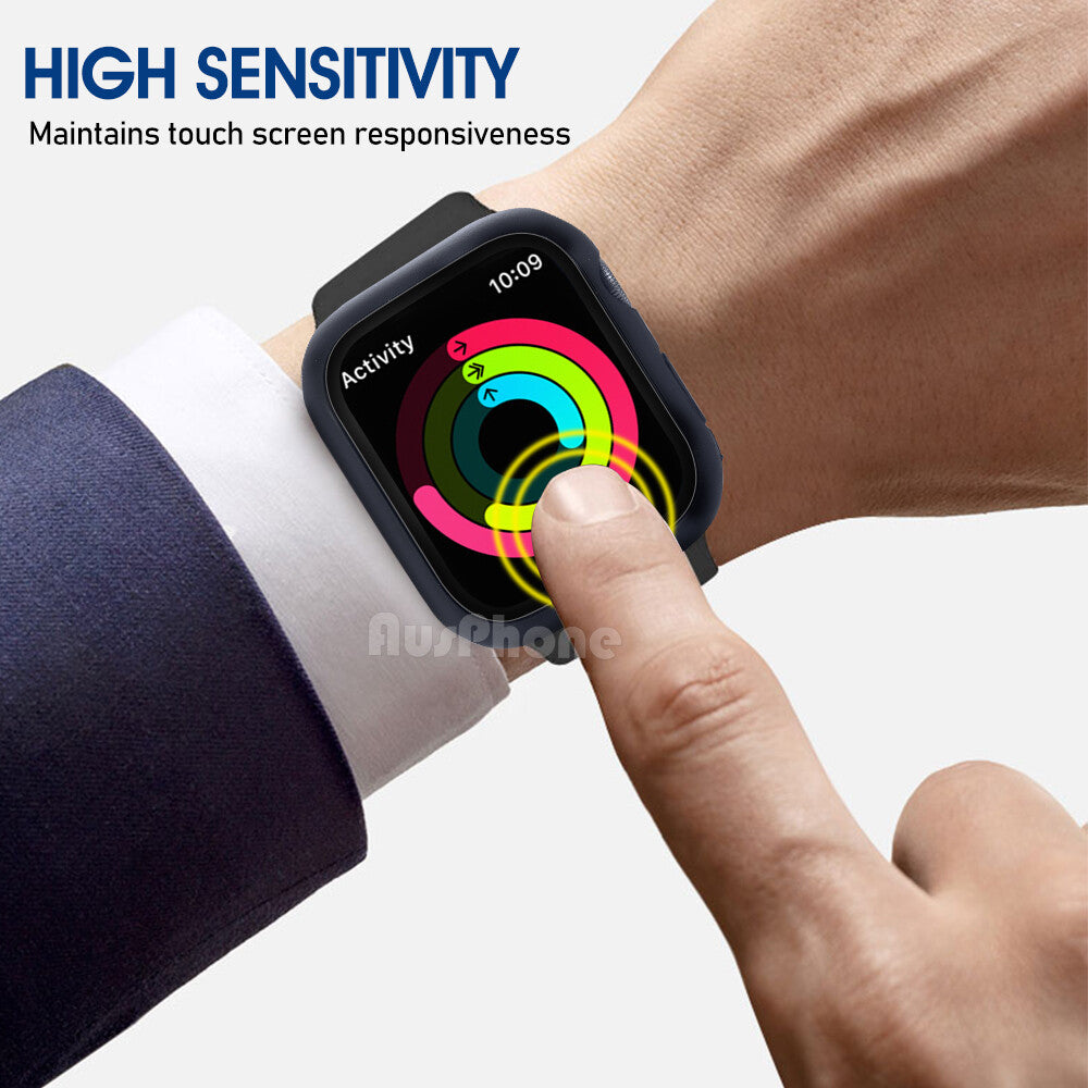 Apple Watch Case Full Glass Cover 40–49mm