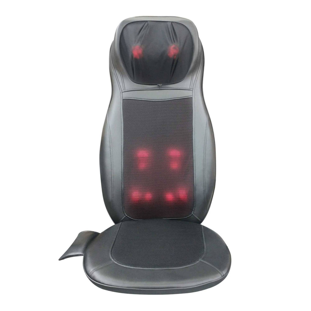 Heated Shiatsu Massage Cushion for Home and Office Chairs