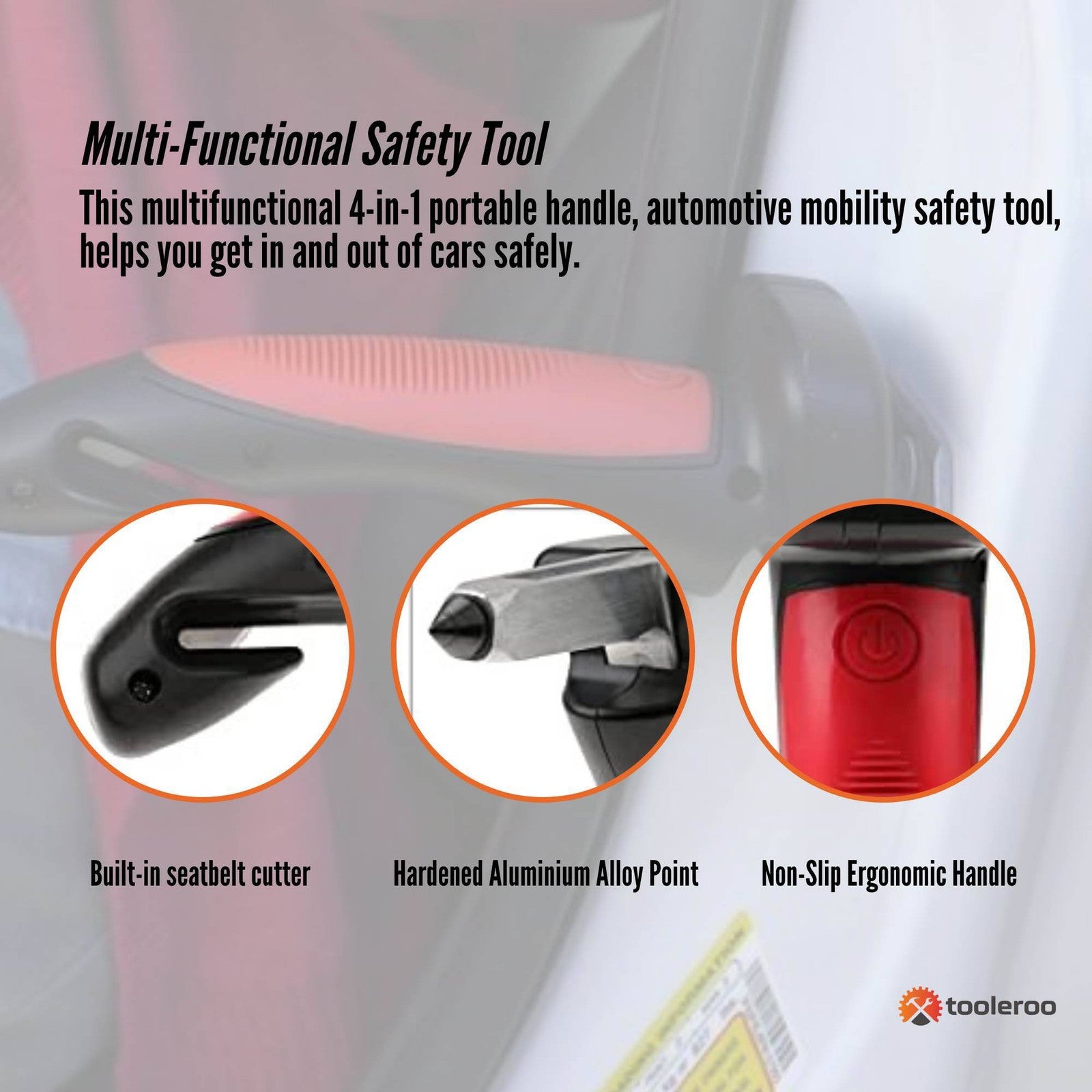 Car Cane Door Handle for Safe Vehicle Entry and Exit