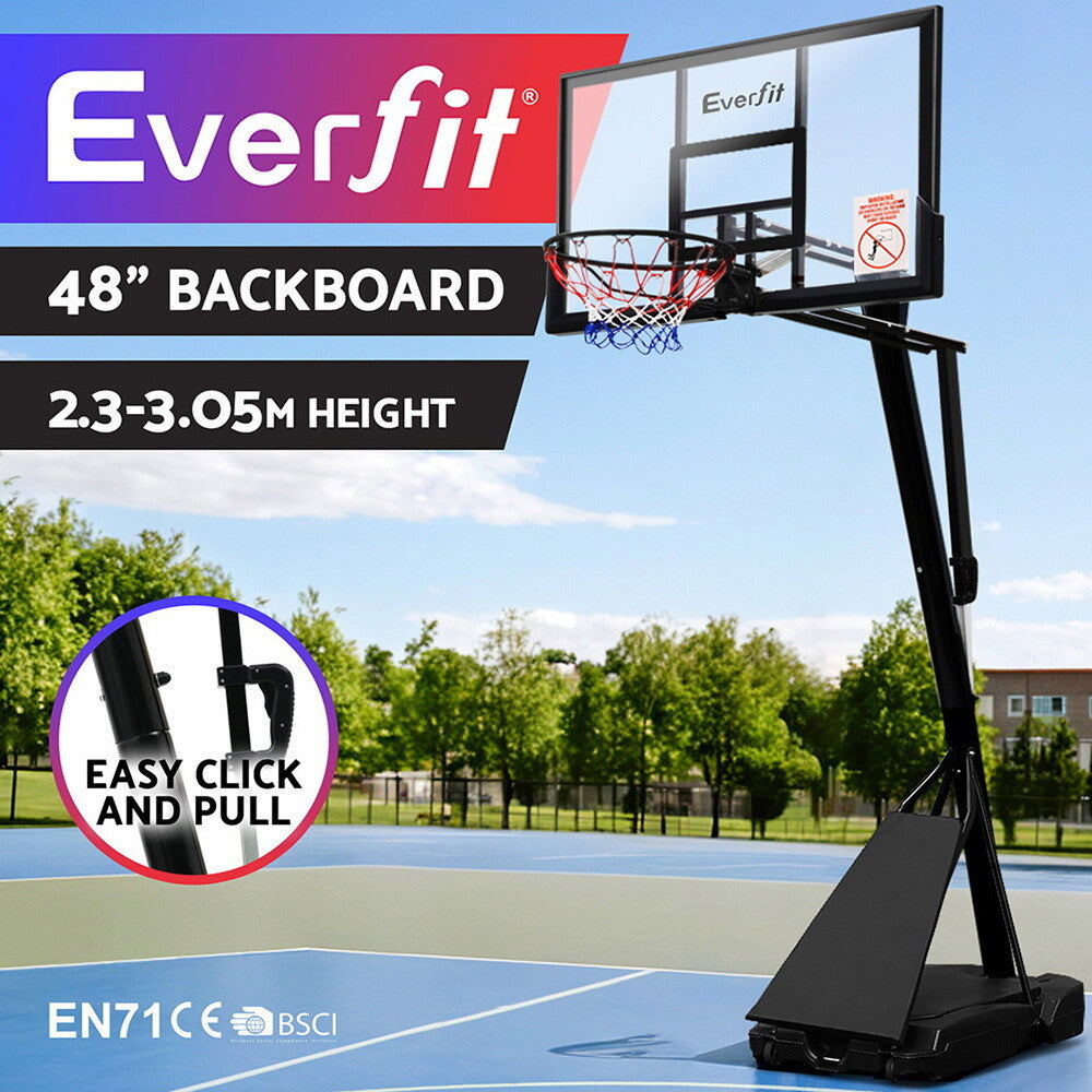 Portable Basketball Hoop Stand Height Adjustable Pro 305