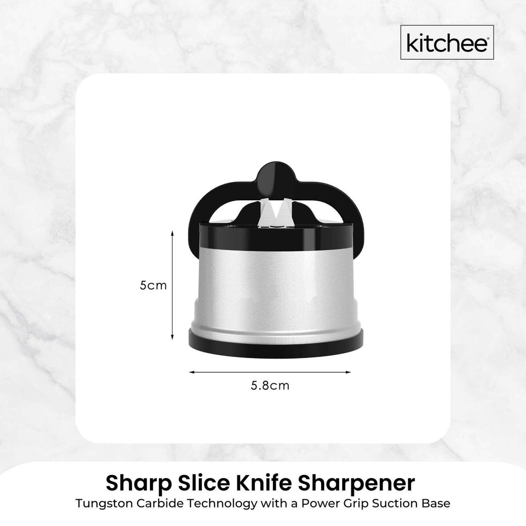 Knife Sharpener Suction Grip for Safe Kitchen Use