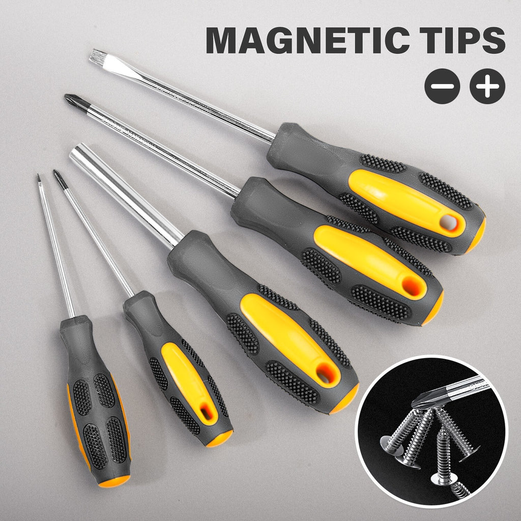 80pc Hand Tool Set – Household Kit with Hammer, Pliers & Knife