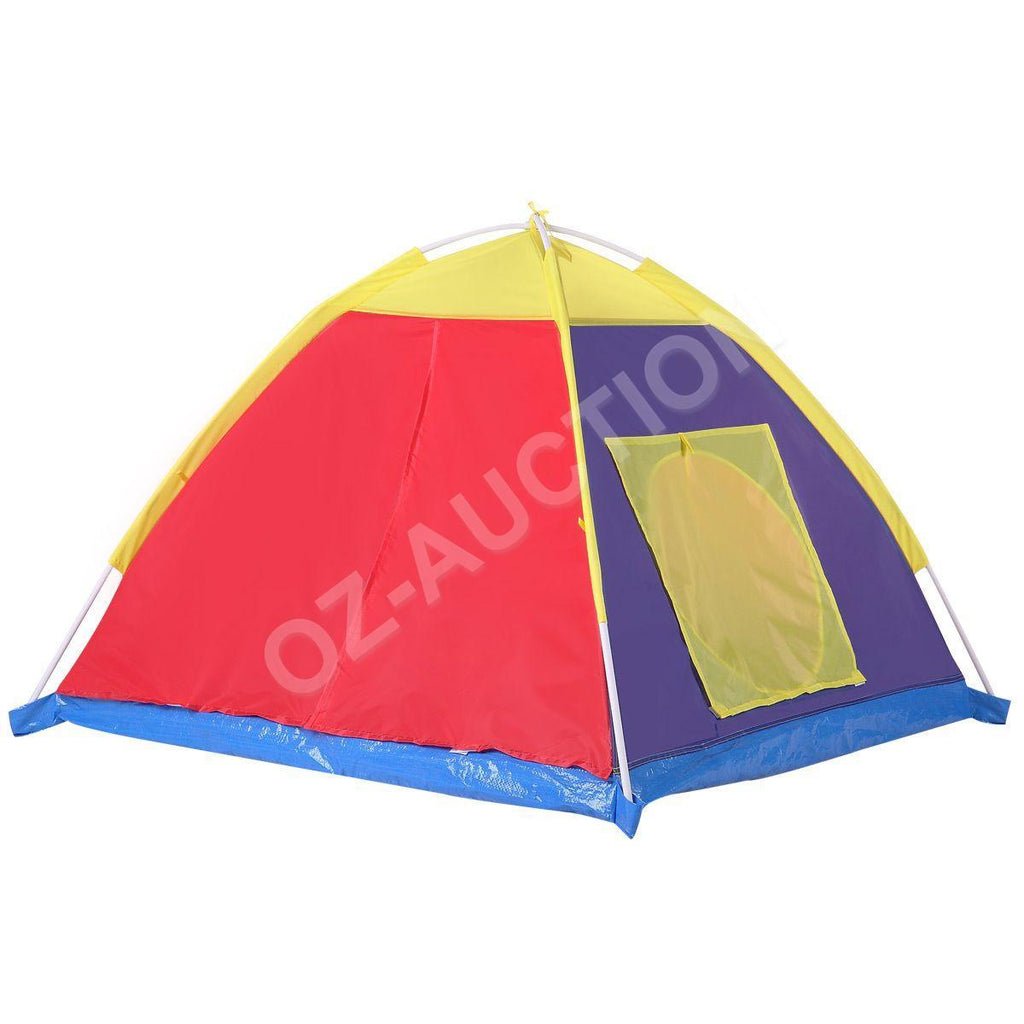 Large Kids Play Tent Toddler Teepee Tunnel Pop-Up Playhouse