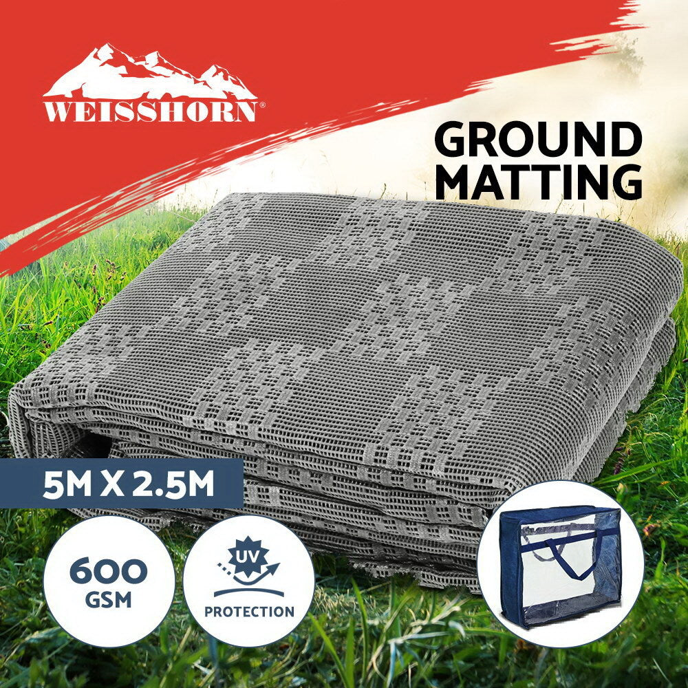 5x2.5M Annex Matting 600GSM Floor Mat Mesh Caravan Camping