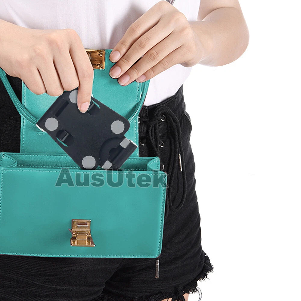 Universal Folding Aluminum Tablet Mount Holder Stand For iPad iPhone Samsung