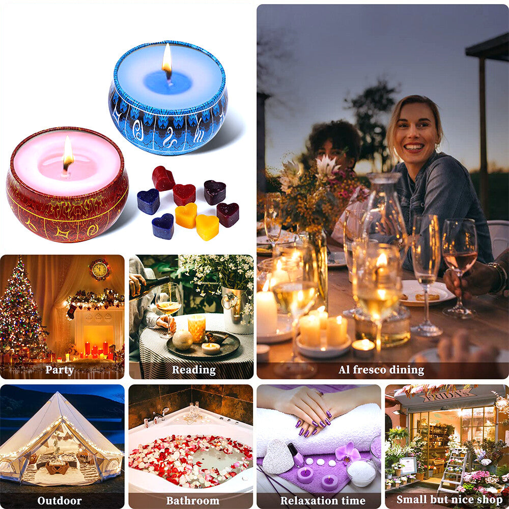 138PCS Candle Making Kit with Pouring Melting Pot