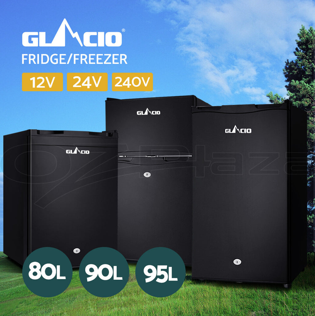 80–95L Portable Bar Fridge Freezer 12V/24V/240V Camping Caravan