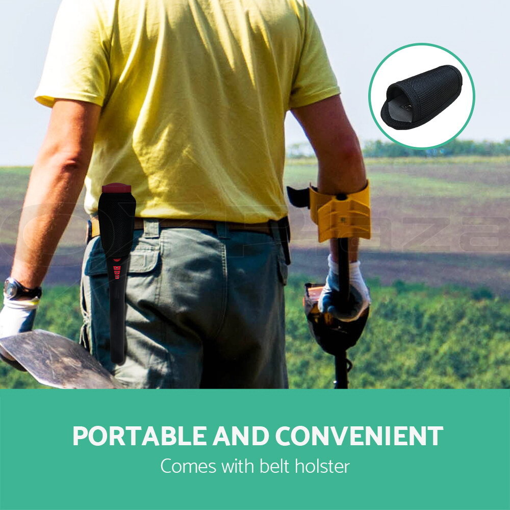 40mm Handheld Metal Detector Pinpointer Waterproof Black