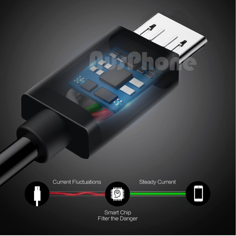2M Micro USB Charging Cable for Samsung Galaxy Nokia HTC