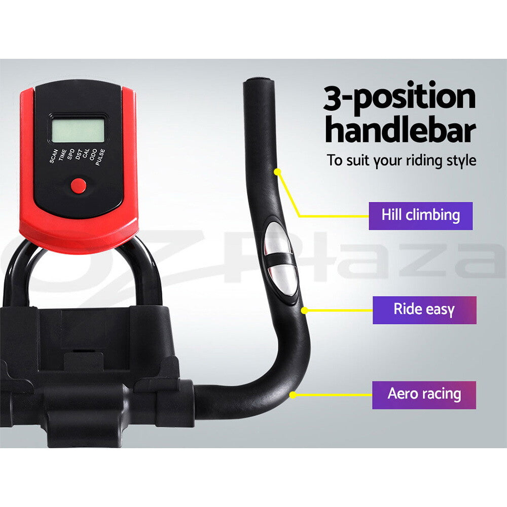 10kg Flywheel Spin Exercise Bike Fitness Cycling Workout