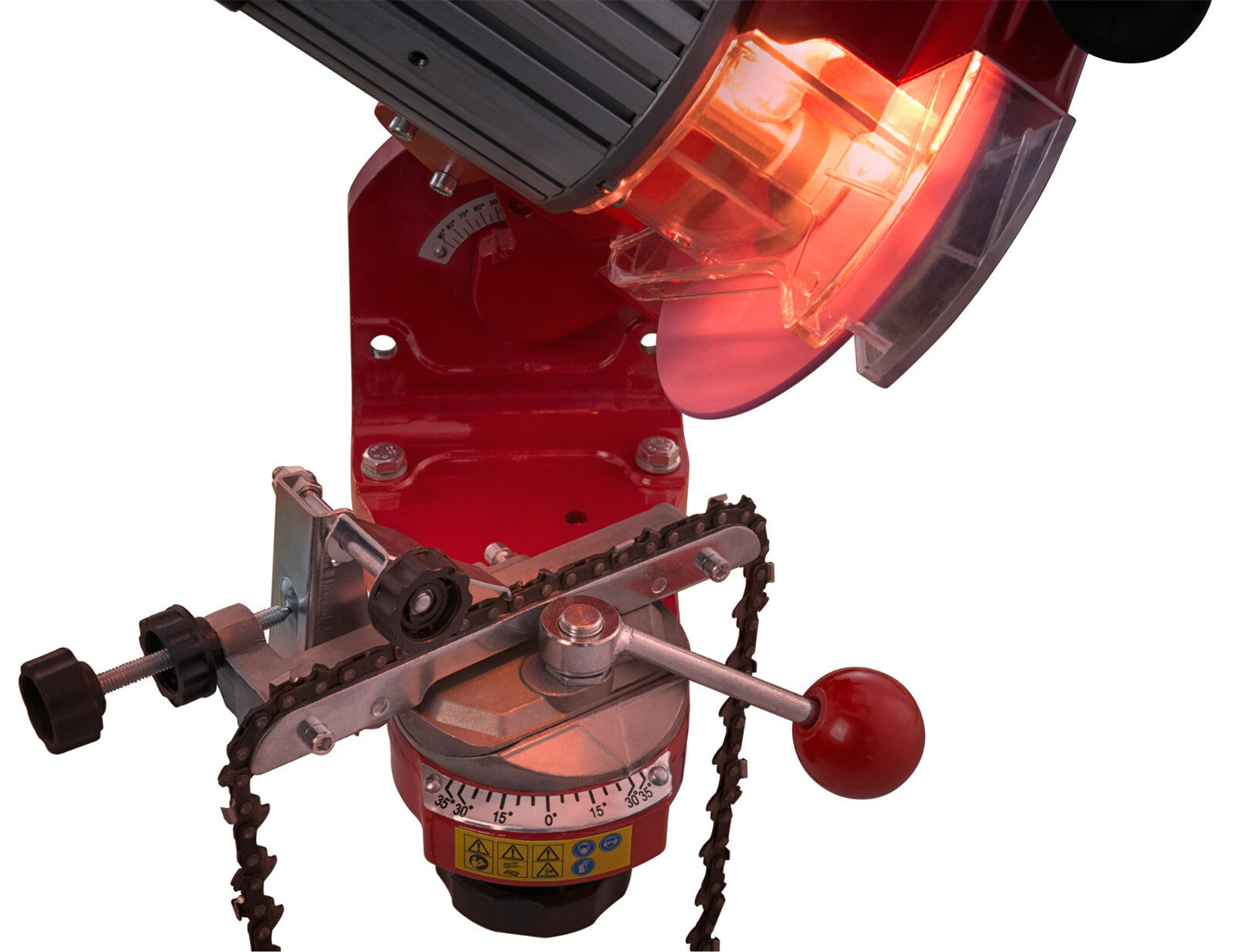 Swarts 350W Chainsaw Sharpener – Electric Alloy Chain Grinder Bench Tool