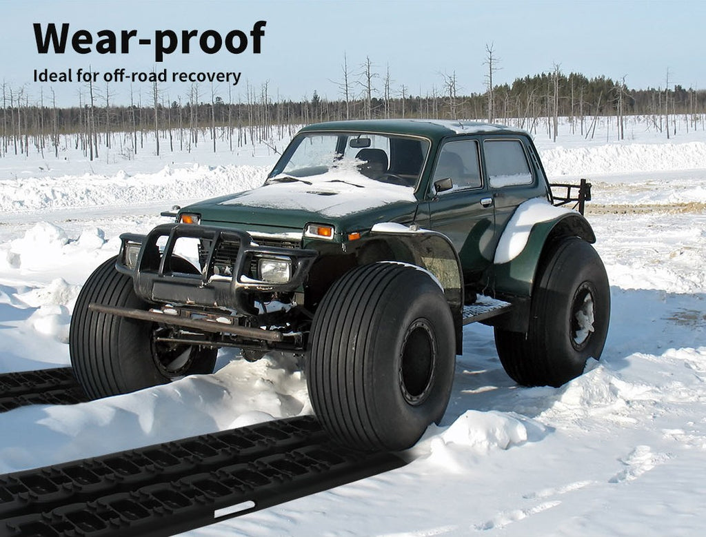 Manan 2x 4WD Recovery Tracks – Car Sand/Snow/Grass Traction Kit 10T