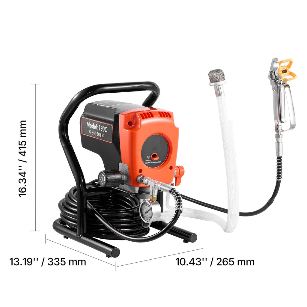 Uimoso Stand Airless Paint Sprayer 950W 3300PSI for Decks and Fences