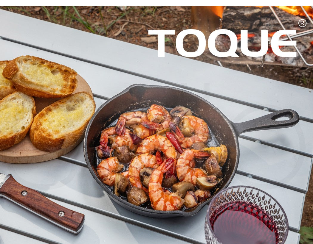 3-Piece Toque Fry Pan Set – Non-Stick Cast Iron Skillet Frypan