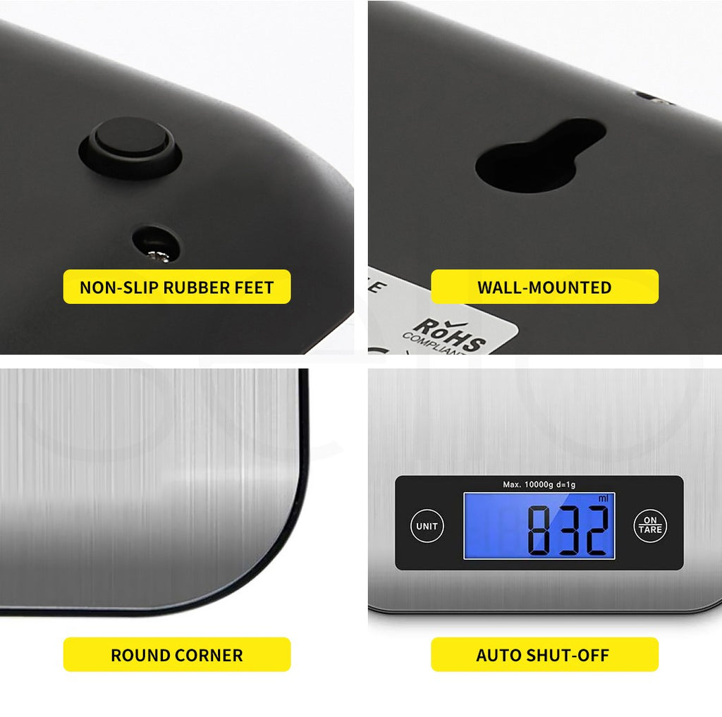 Digital Kitchen Scales – 10kg LCD Food & Postal Balance