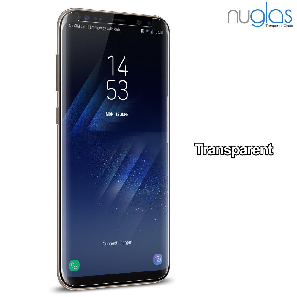 NUGLAS Full Coverage Tempered Glass Screen Protector for Samsung