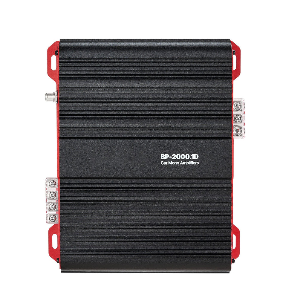 Uimoso Monoblock Class D Car Amplifier 2000W RMS for Subwoofers, 1/2/4 Ohm