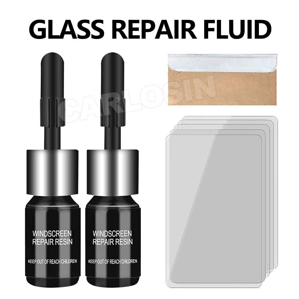 9x Car Windscreen Repair Kit Glass Window Crack Fix DIY Tool