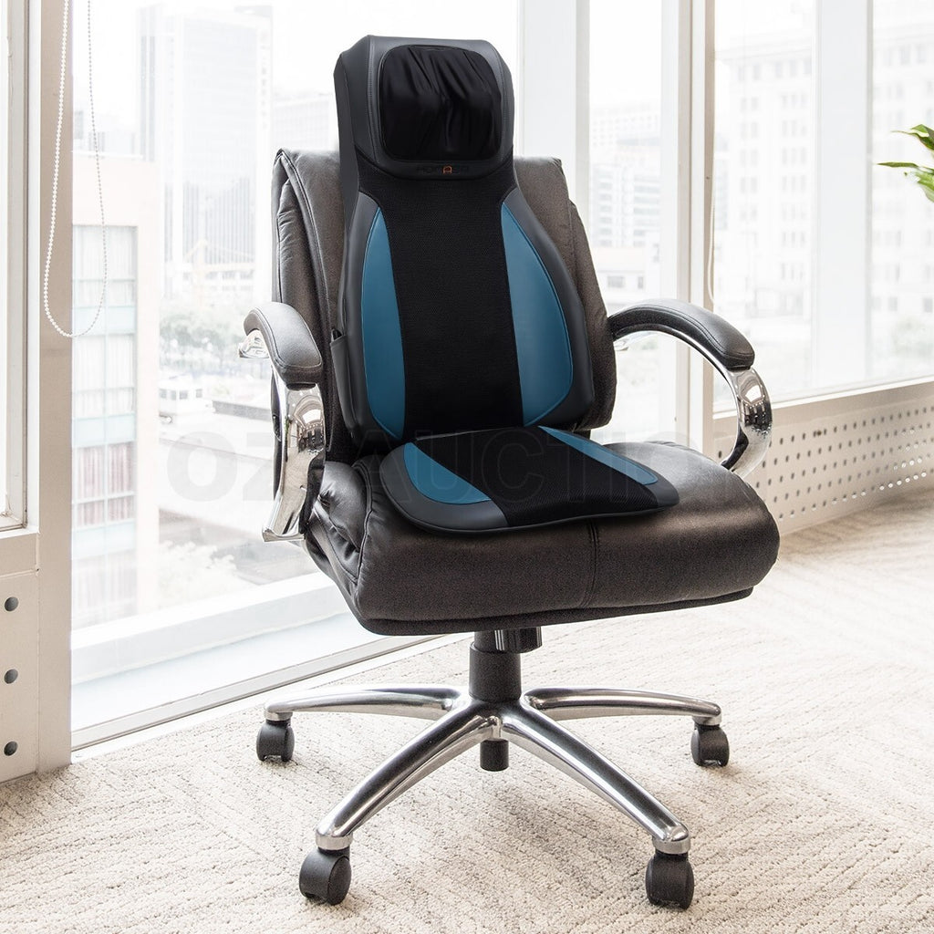 Shiatsu Massage Cushion – 12 Nodes Full Body, Neck & Back for Car/Chair