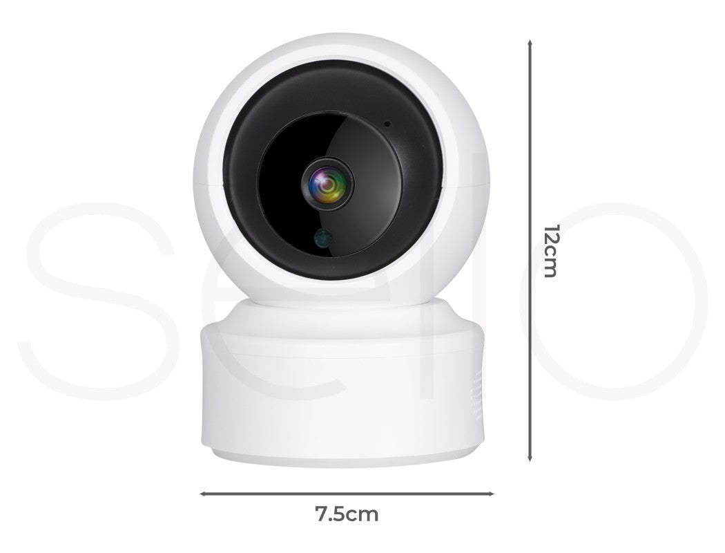 Home Security Camera – Wireless Indoor/Outdoor WiFi CCTV 360° Monitor C6N