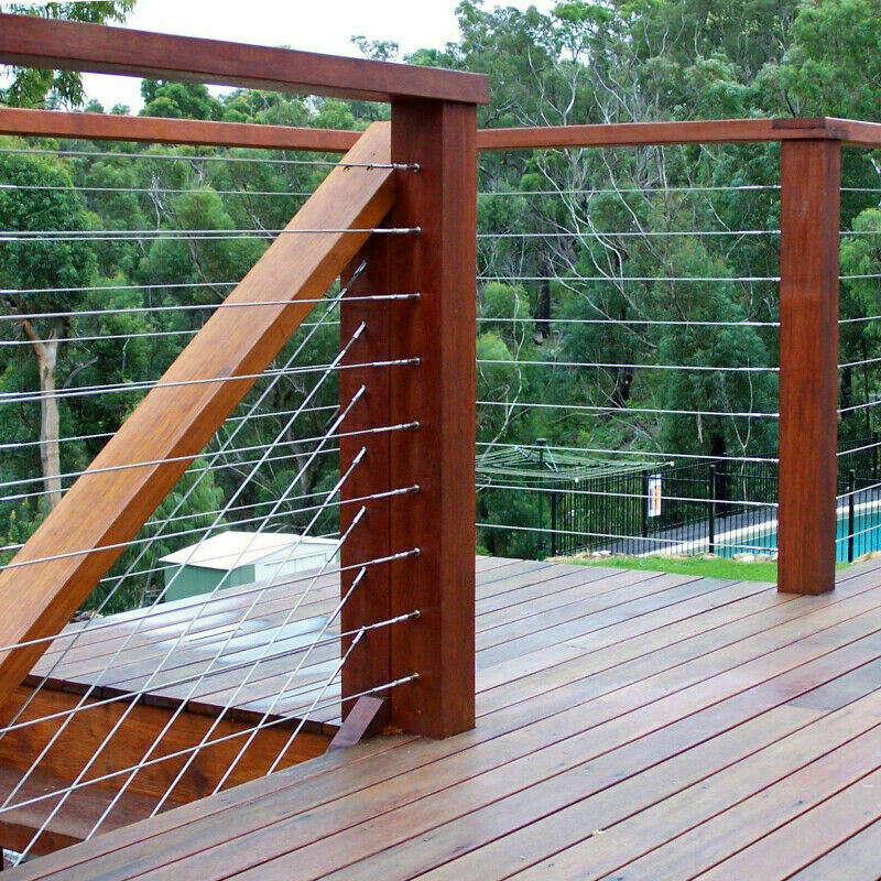 Stainless Steel Swageless Lag Screw Terminal Balustrade System 3–3.2mm