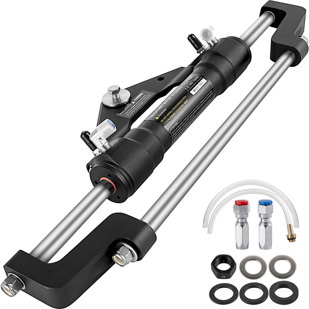 Uimoso HC5358-3 Front Mount Hydraulic Outboard Steering Cylinder Ram Up To 300HP