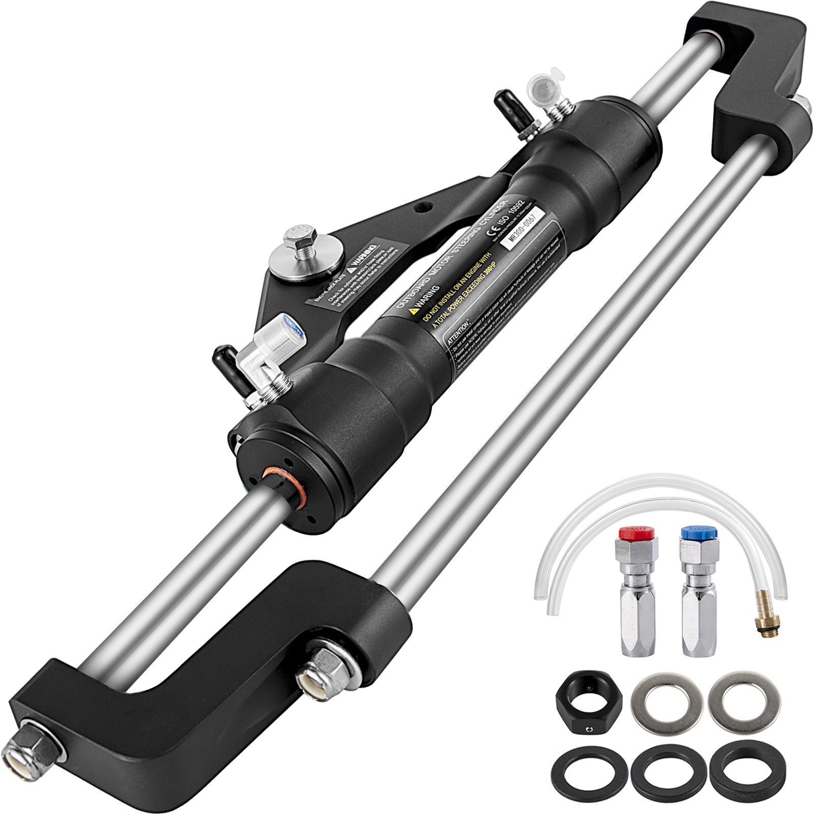 Uimoso HC5358-3 Front Mount Hydraulic Outboard Steering Cylinder Ram Up To 300HP