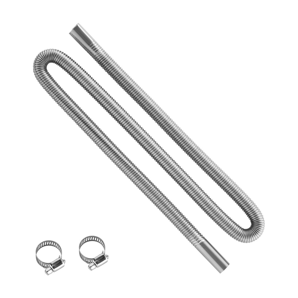 Uimoso Flexible Diesel Heater Exhaust Hose 1490mm with 2 Secure Clamps