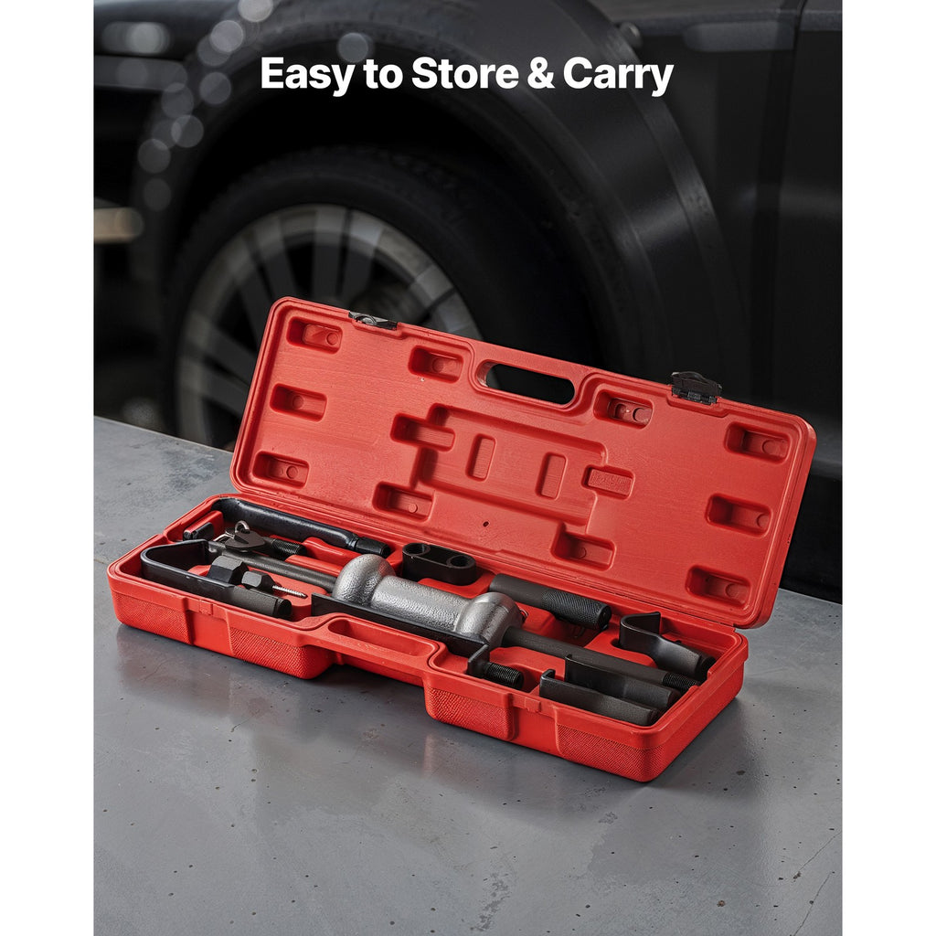 Uimoso 13 PCS Dent Puller Kit Slide Hammer Tool Set Hub Bearing Auto Body Repair