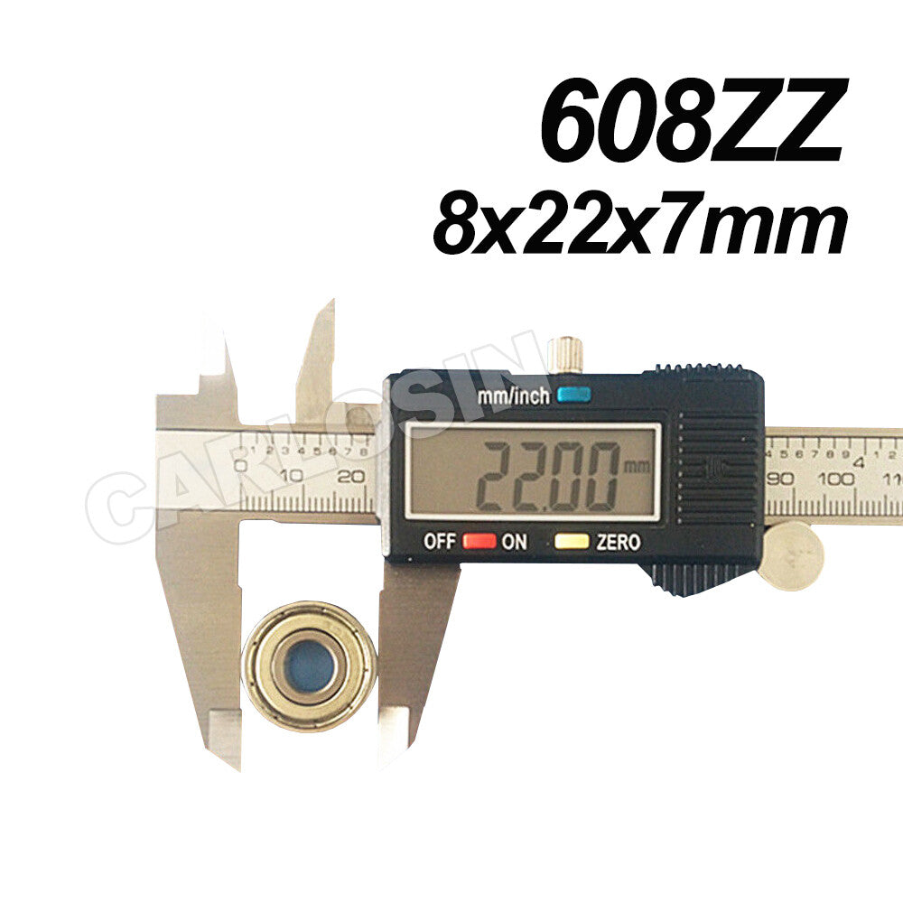 10–30X 608ZZ Ball Bearings ABEC-5 for Skateboard 3D Printer